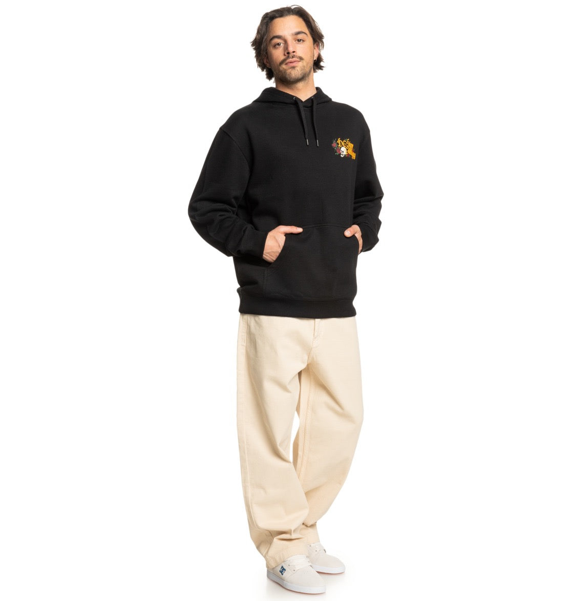 DC SHOES STANDOFF BLACK PULLOVER HOODIE
