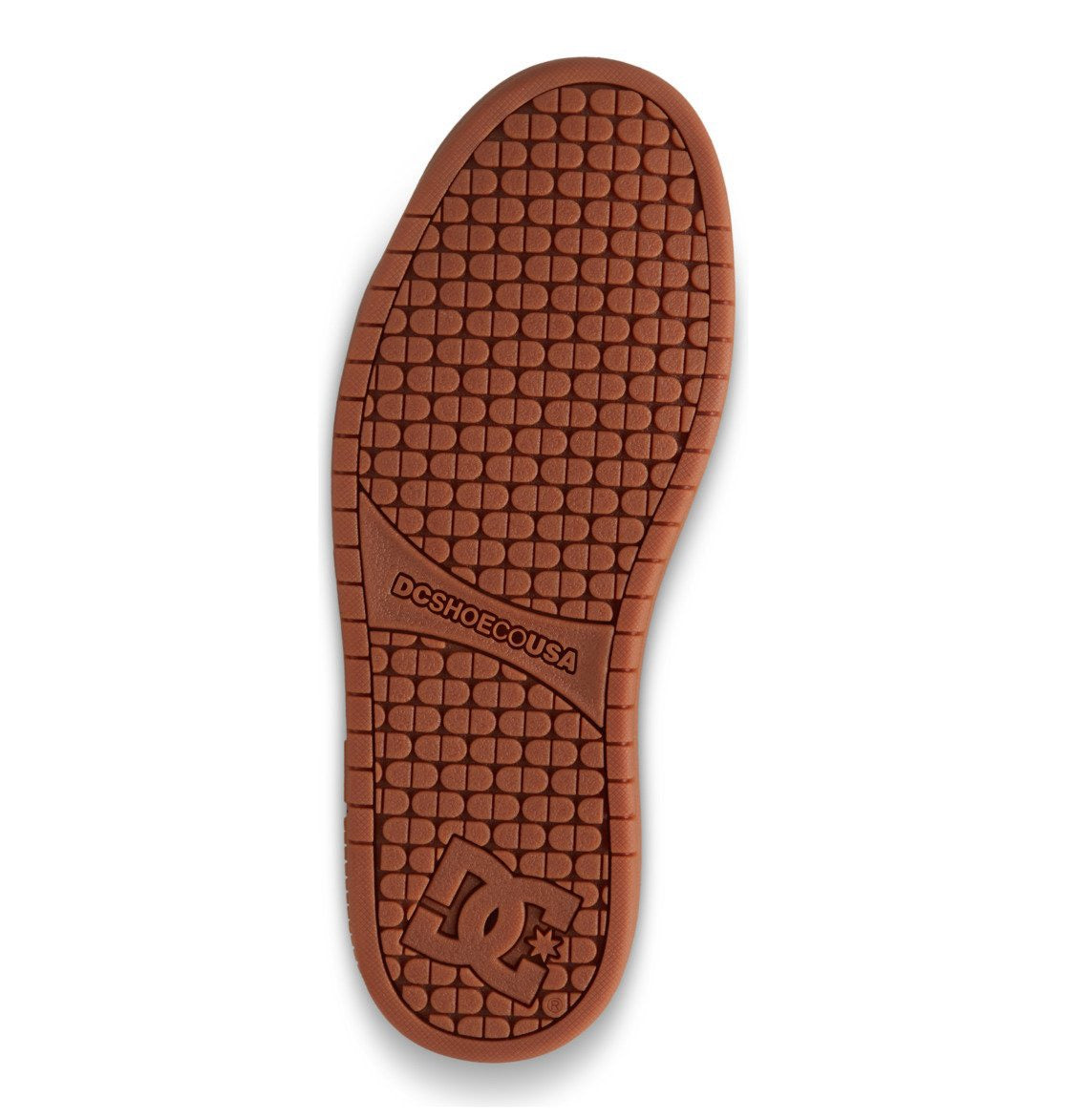 DC SHOES COURT GRAFFIK BROWN GUM TRAINERS