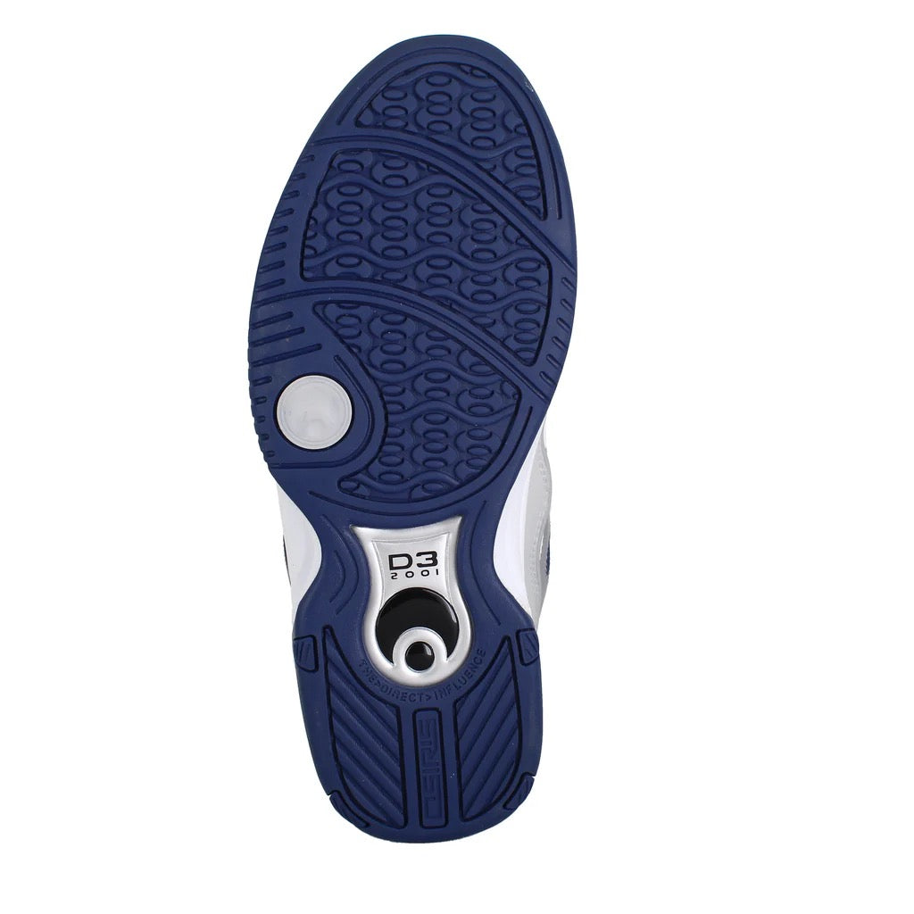 OSIRIS SHOES D3 2001 GREY NAVY WHITE TRAINERS