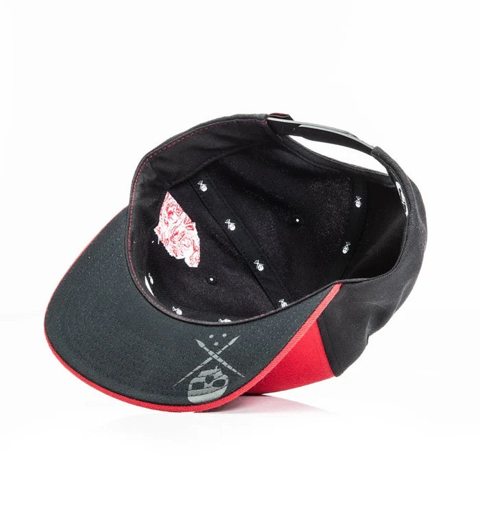SULLEN CLOTHING AFTERLIFE RED & BLACK SNAPBACK CAP