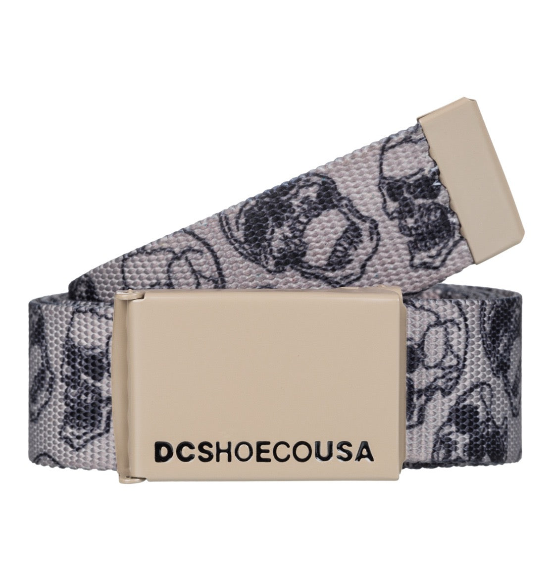 DC SHOES CROCKERY SKULLY PRINT WEB BELT