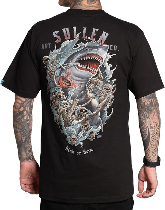 SULLEN CLOTHING SHARK BATTLE STANDARD T-SHIRT