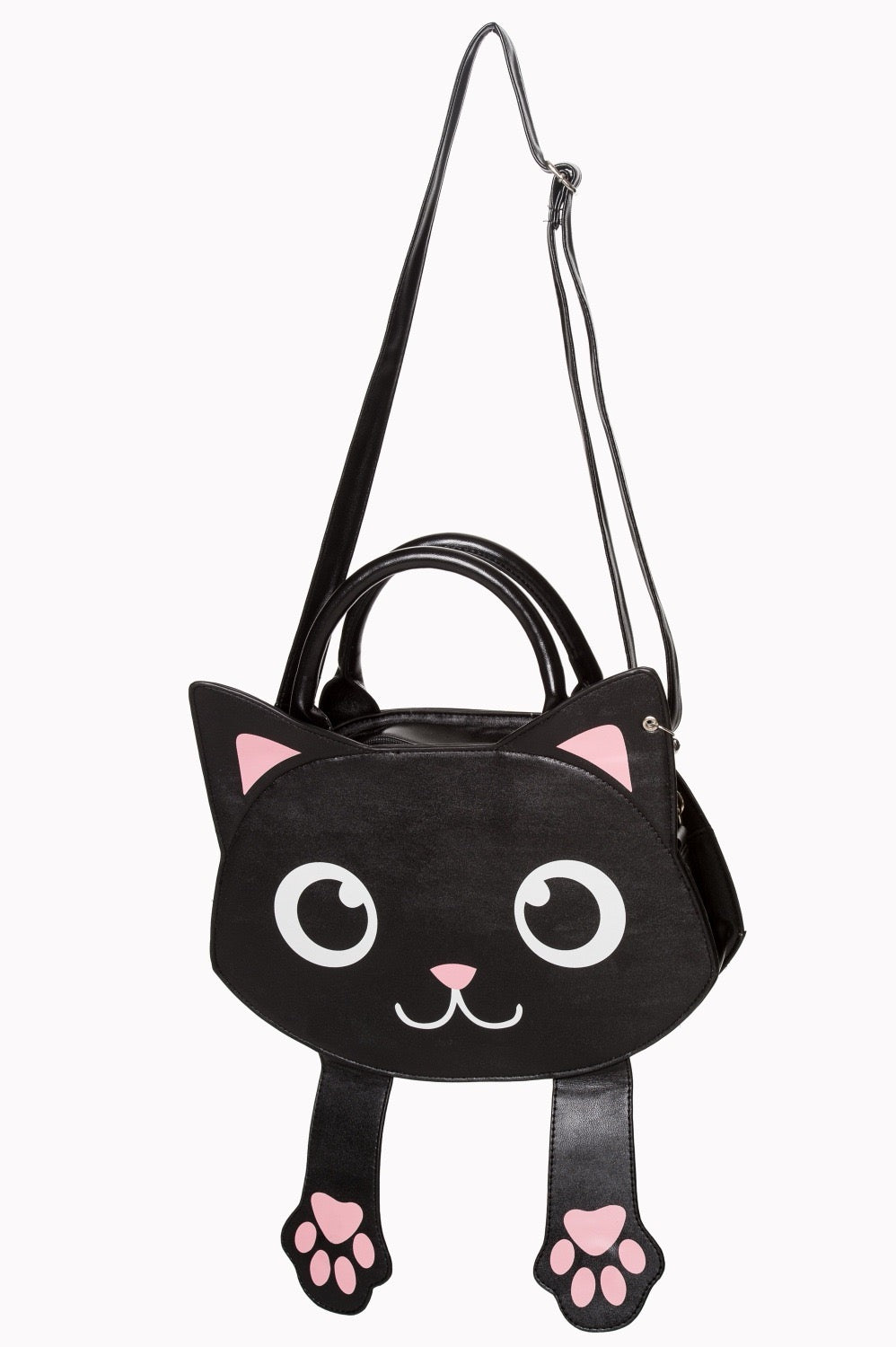 BANNED BLACK CAT BAG OF TRICKS HANDBAG BG7203