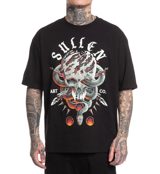 SULLEN CLOTHING ROCKA BADGE "1 TON" PREMIUM HEAVYWEIGHT T-SHIRT