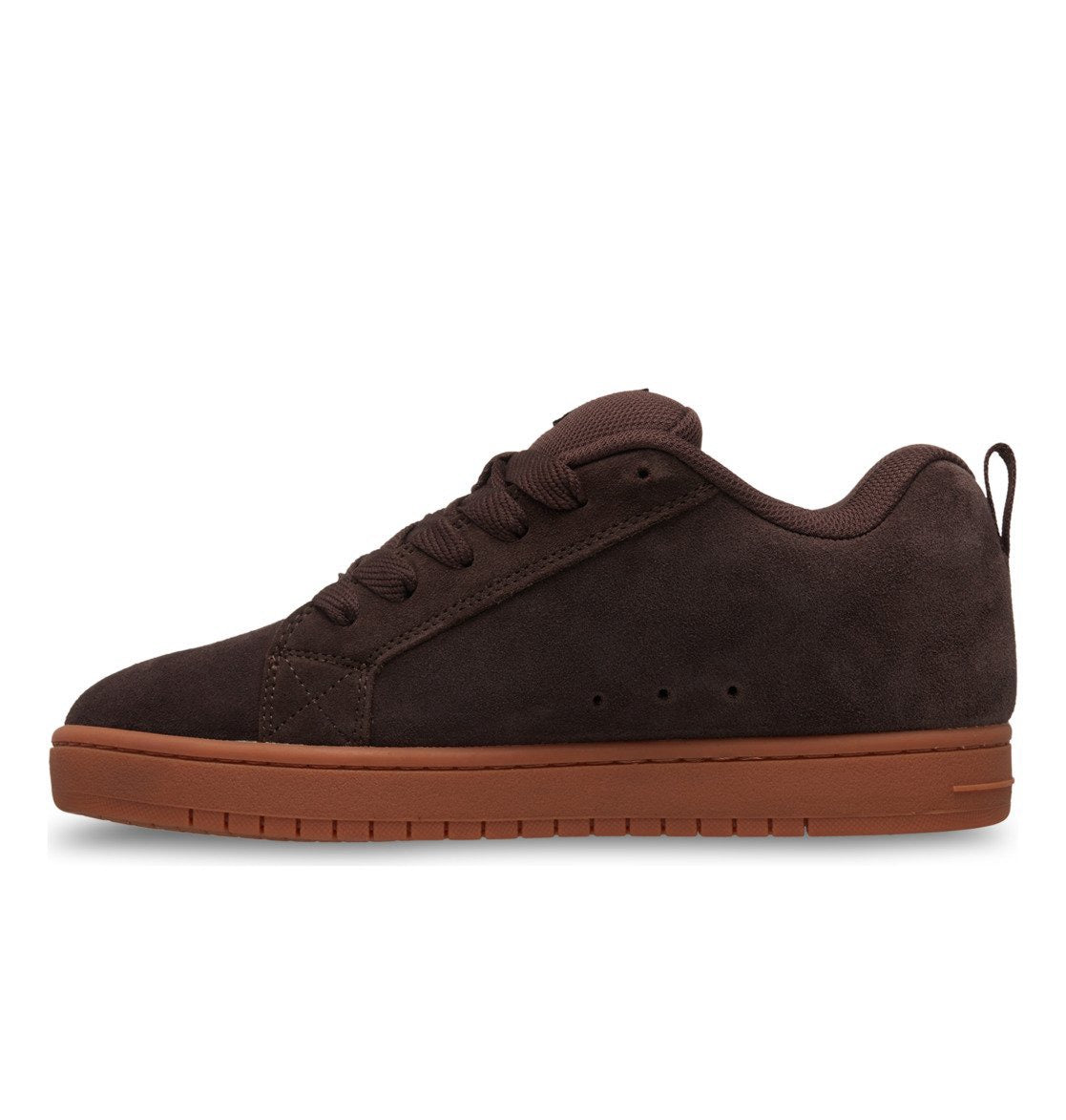 DC SHOES COURT GRAFFIK BROWN GUM TRAINERS