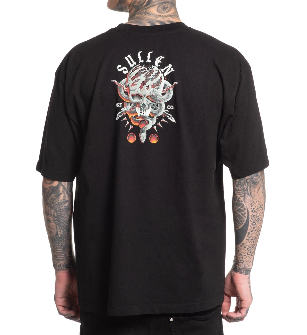 SULLEN CLOTHING ROCKA BADGE "1 TON" PREMIUM HEAVYWEIGHT T-SHIRT