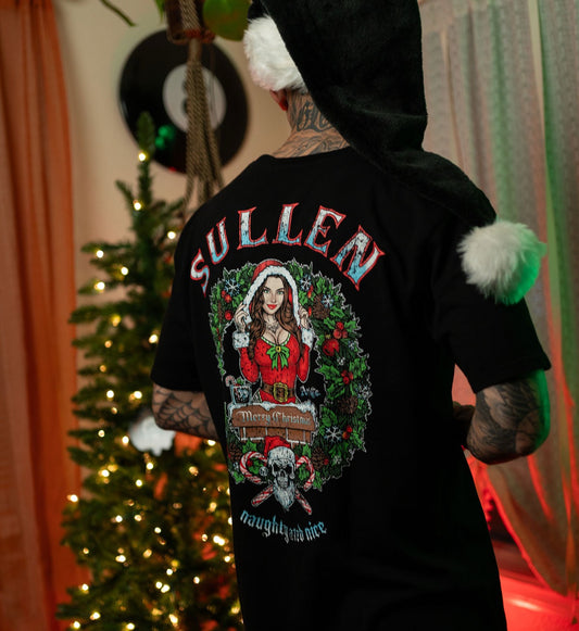 SULLEN CLOTHING NAUGHTY AND NICE PREMIUM T-SHIRT