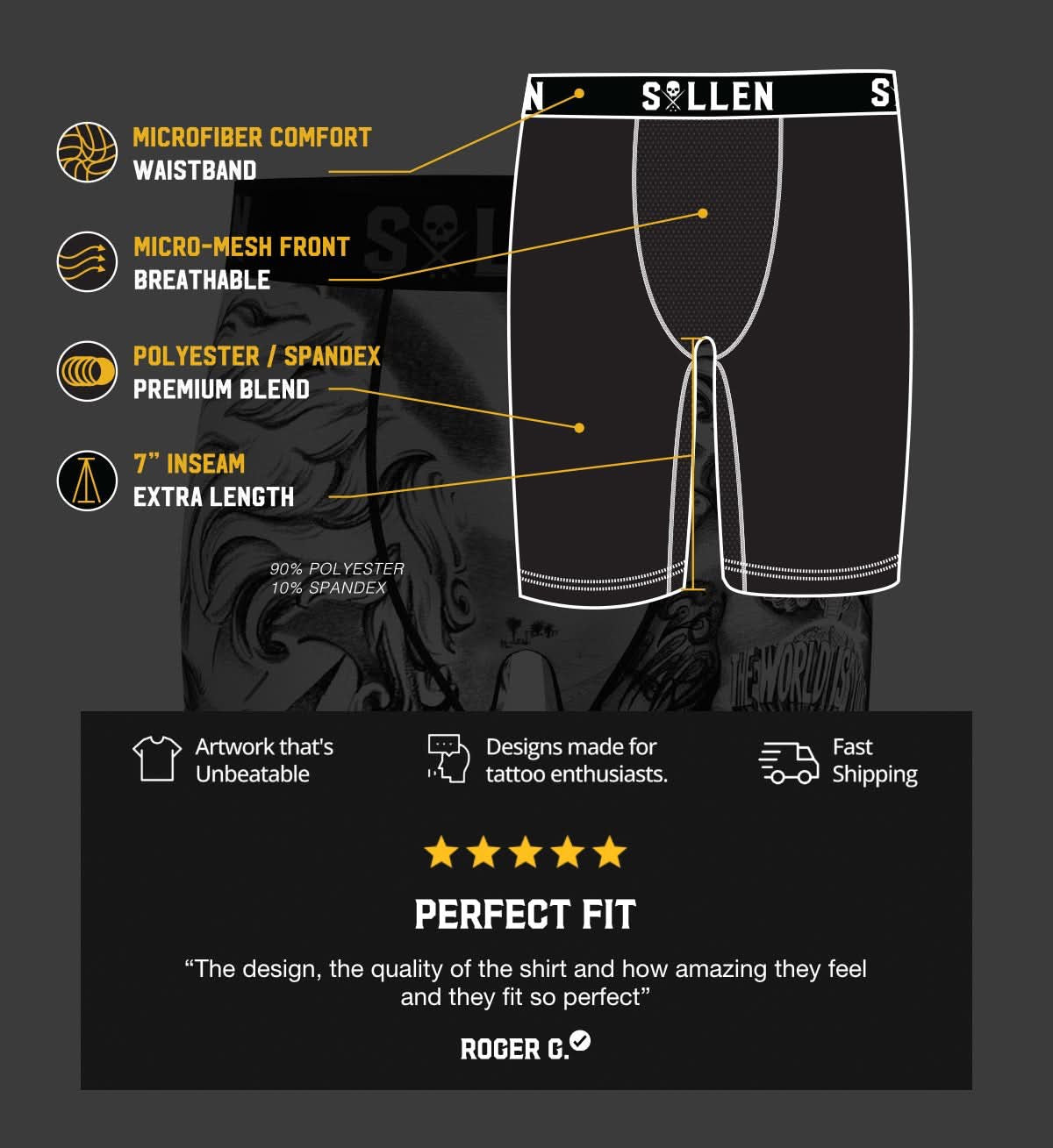 SULLEN CLOTHING VICE CITY BOXERS