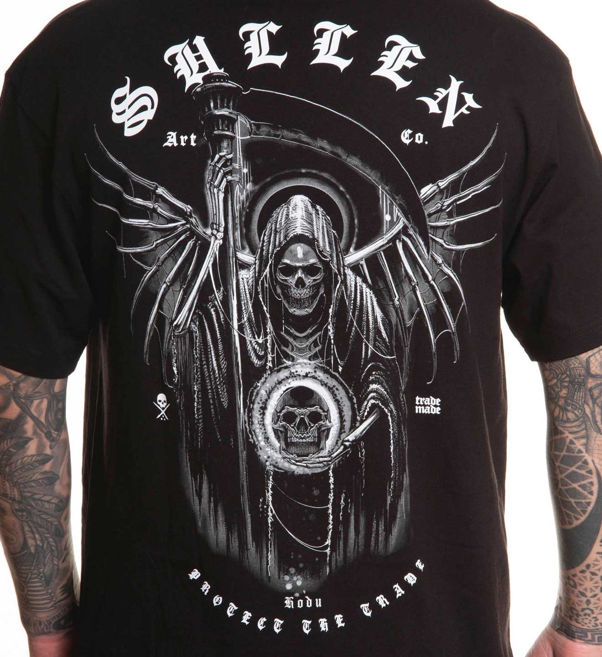 SULLEN CLOTHING HODU REAPER JET BLACK PREMIUM T-SHIRT