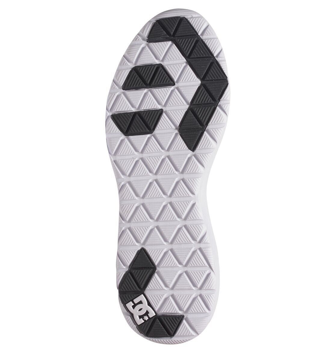 DC SHOES HEATHROW SE BLACK WHITE POLKA DOT PRINT LADIES TRAINERS (UK 4)