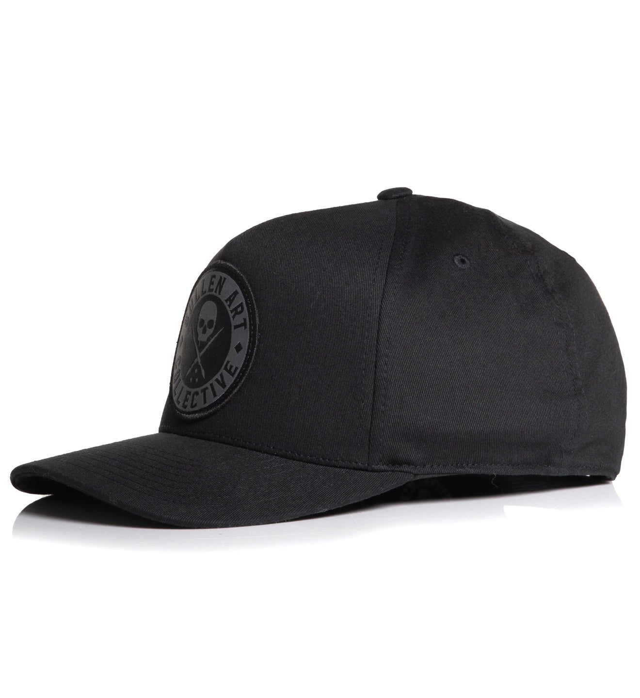 SULLEN CLOTHING BOH LOGO BLACK & GREY CURVED SNAPBACK CAP HAT