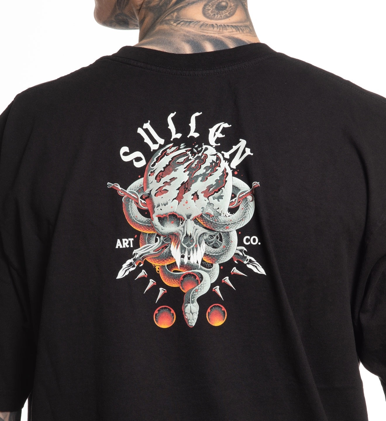 SULLEN CLOTHING ROCKA BADGE "1 TON" PREMIUM HEAVYWEIGHT T-SHIRT