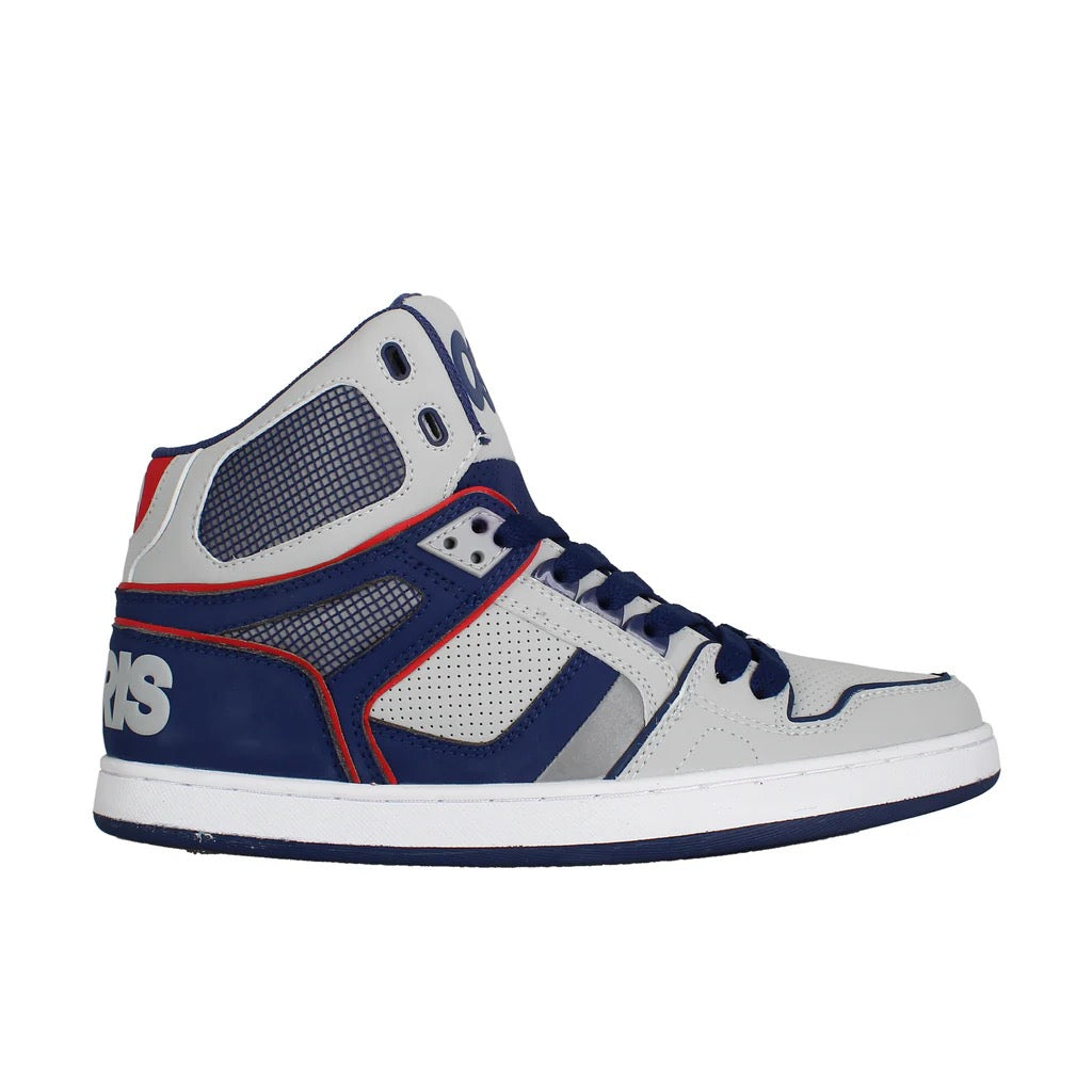OSIRIS SHOES NYC 83 CLK NAVY GREY RED TRAINERS