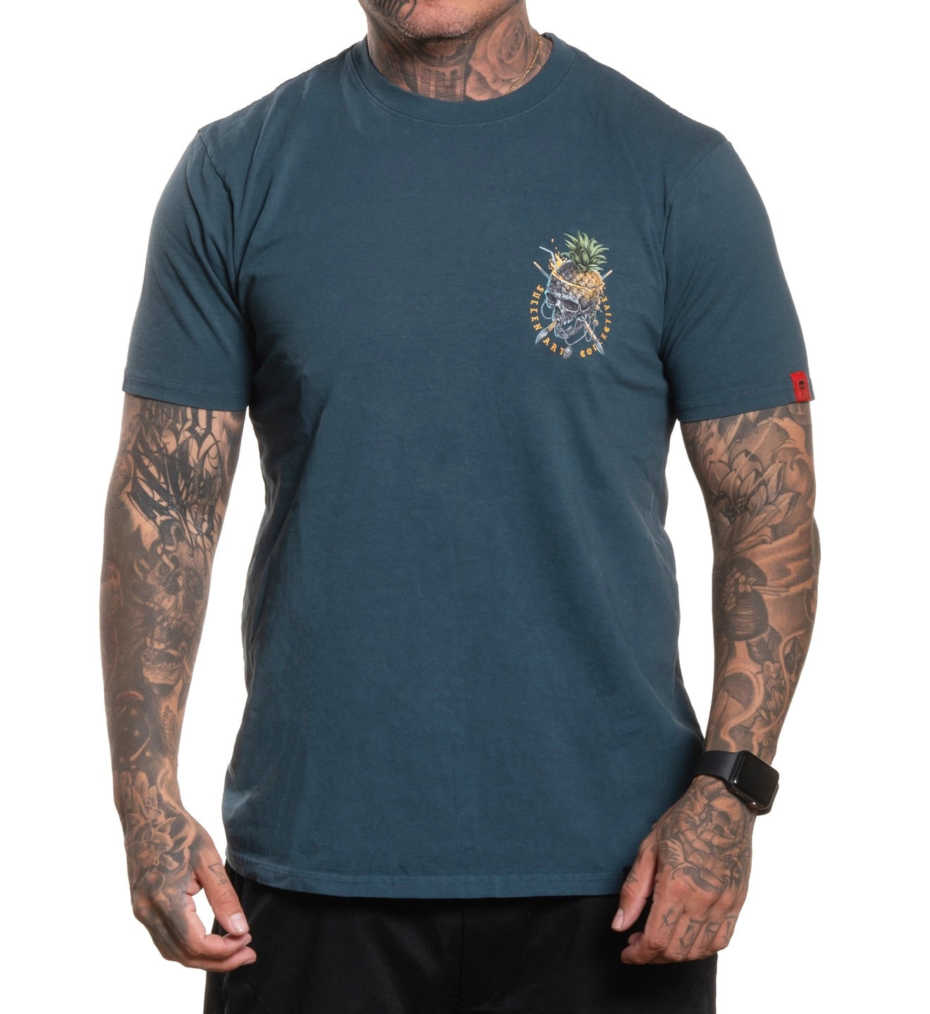 SULLEN CLOTHING SLICED PINEAPPLE ORION BLUE PREMIUM T-SHIRT