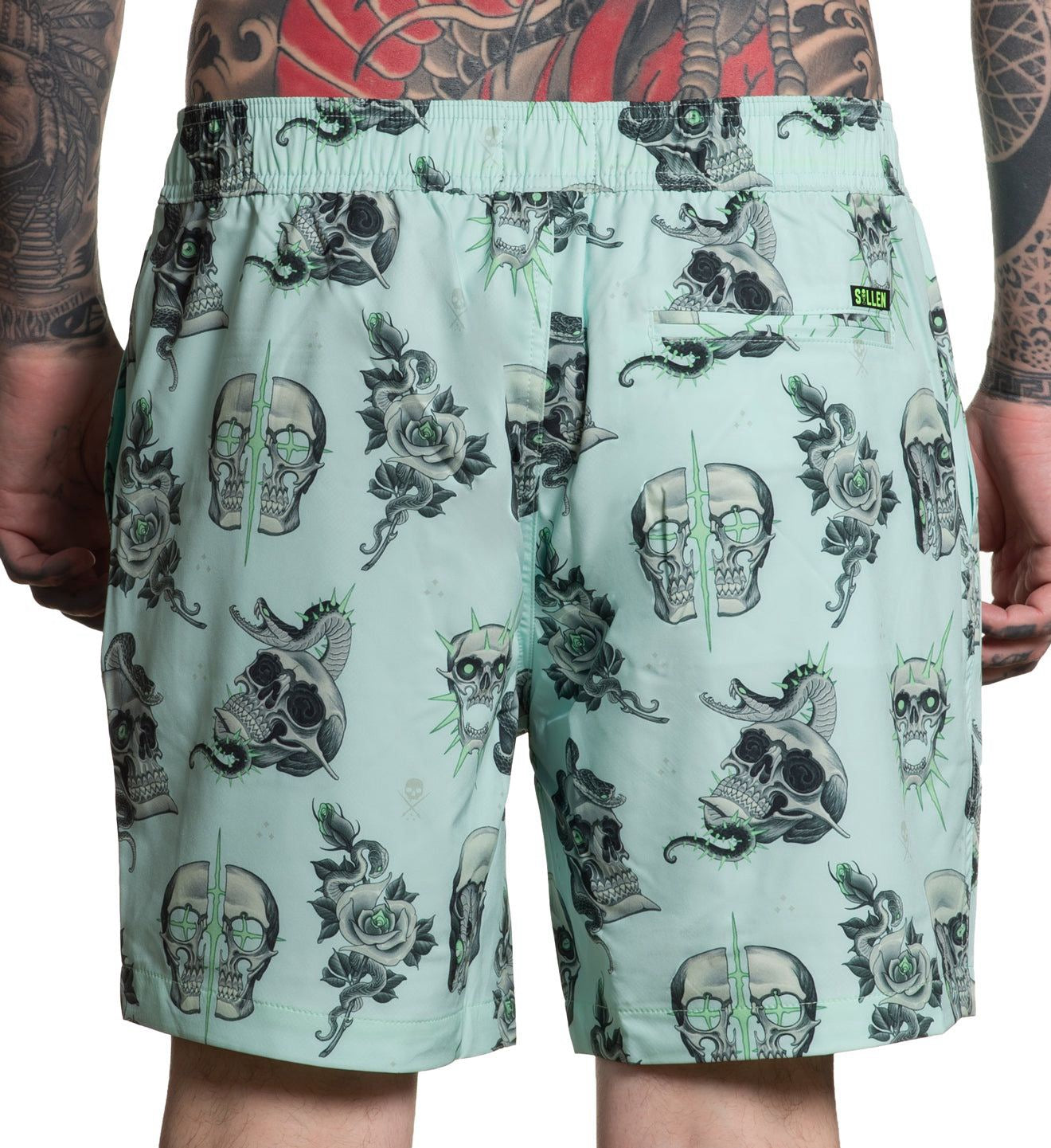 SULLEN CLOTHING HAUBS E-WAIST 18" BOARDSHORTS