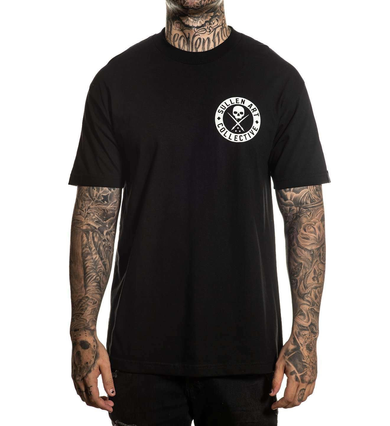 SULLEN CLOTHING CLASSIC BADGE LOGO BLACK STANDARD T-SHIRT