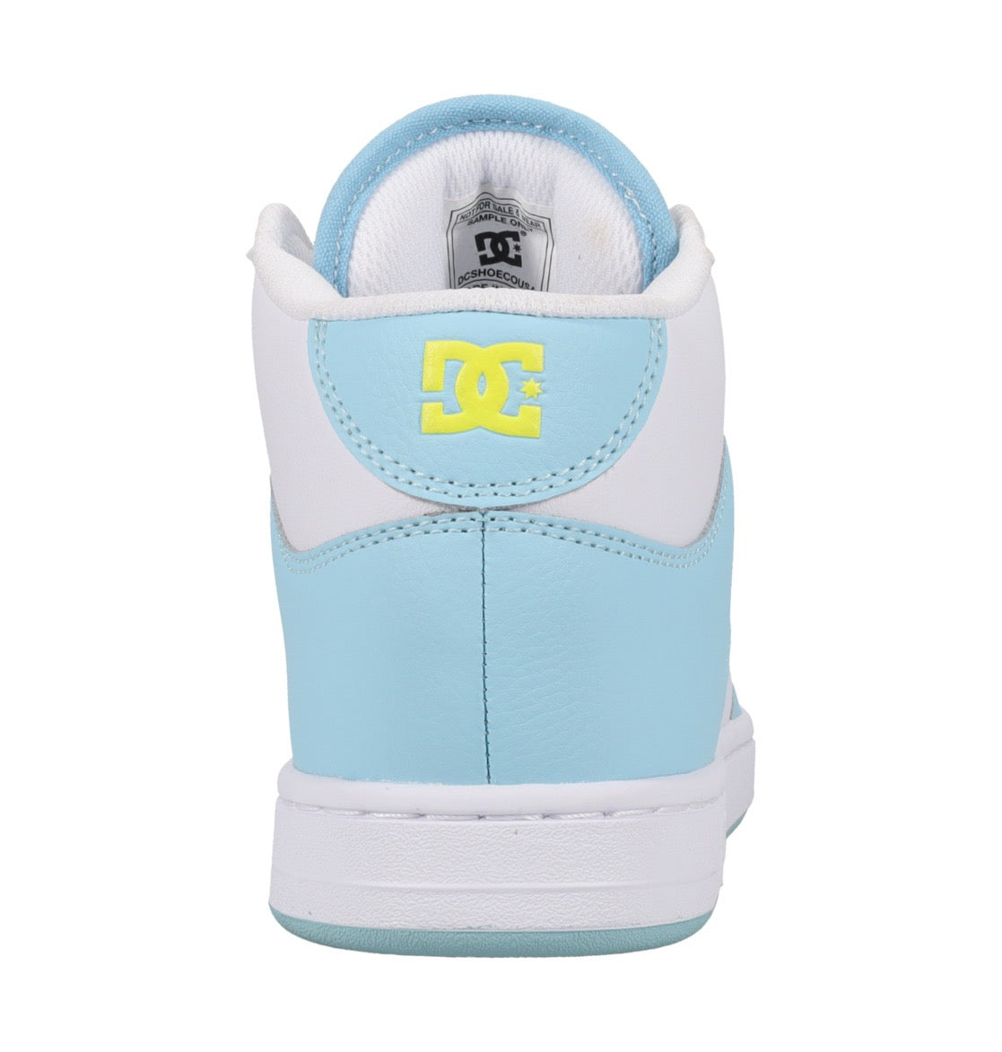 DC SHOES MANTECA 4 MID BLUE YELLOW WHITE LADIES TRAINERS