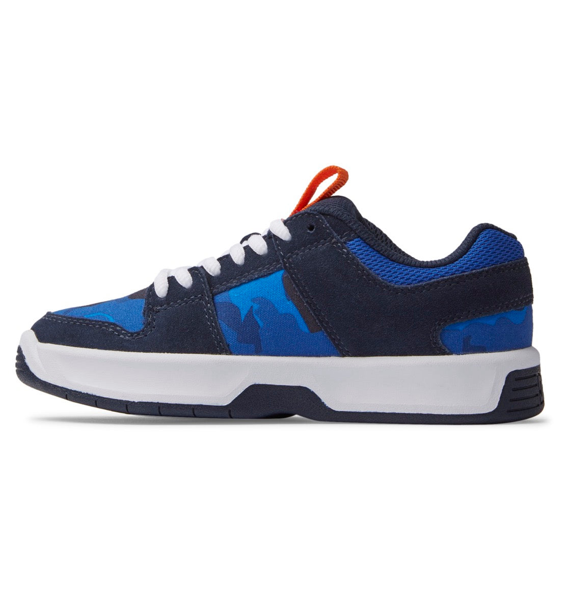 DC SHOES LYNX ZERO SHADY BLUE ORANGE YOUTHS TRAINERS