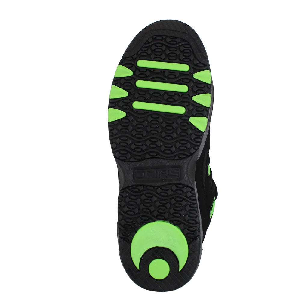 OSIRIS SHOES D3 E BLACK CHARCOAL GREEN TRAINERS