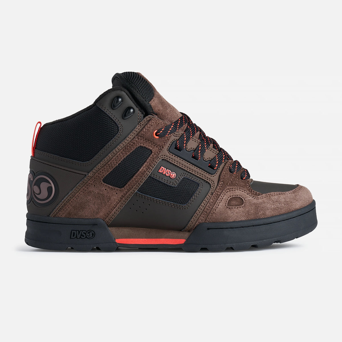 DVS COMANCHE BOOT COFFEE BLACK ORANGE TRAINERS