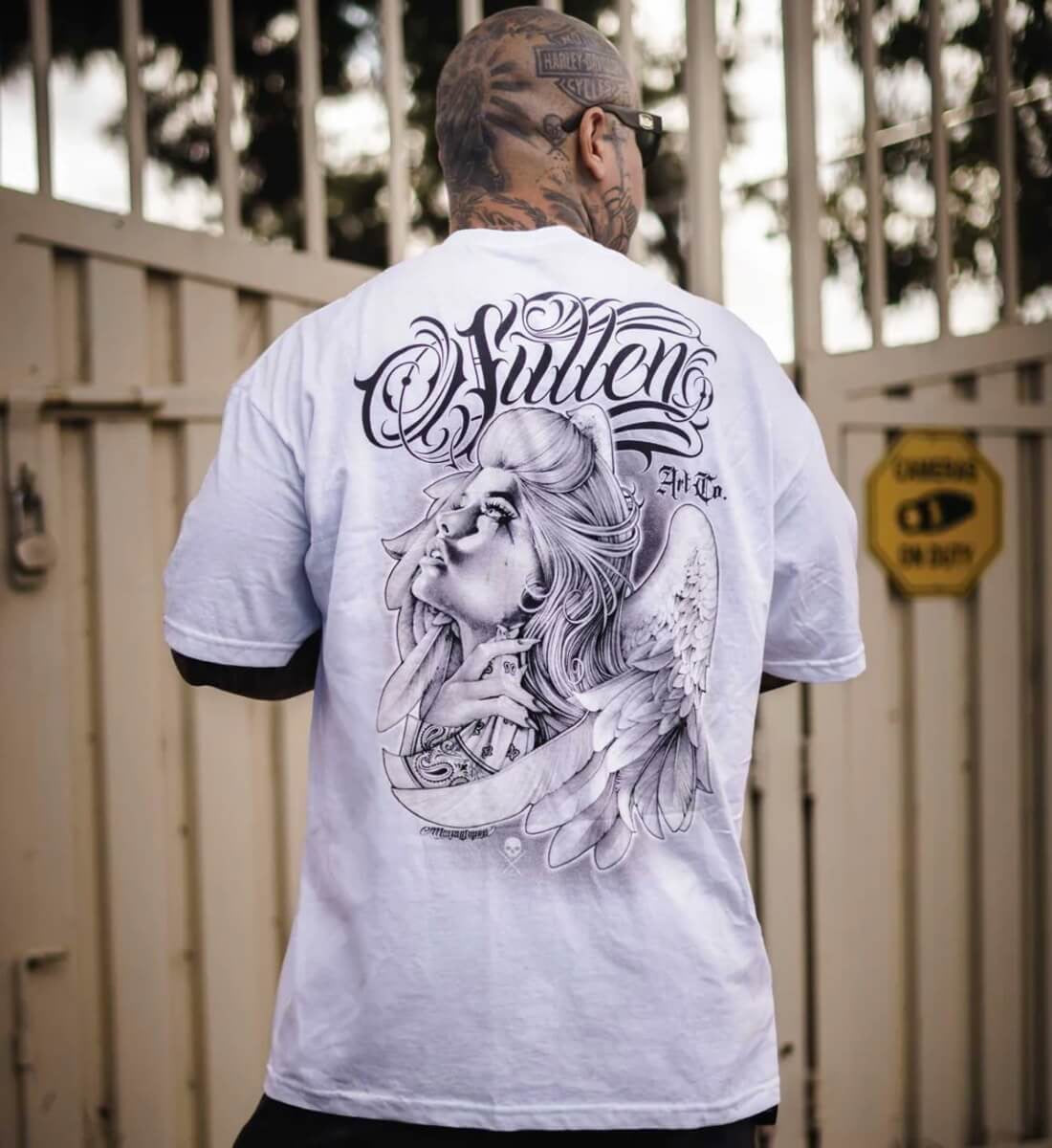 SULLEN CLOTHING HEAVEN SENT WHITE STANDARD T-SHIRT (L)