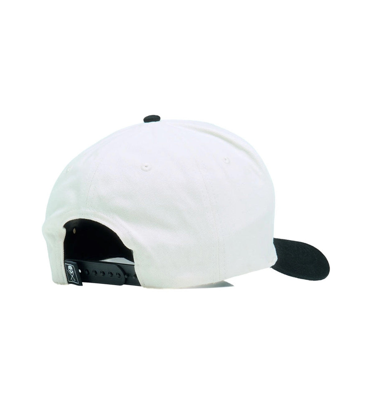 SULLEN CLOTHING PLEASURES OFF WHITE & BLACK SNAPBACK CAP