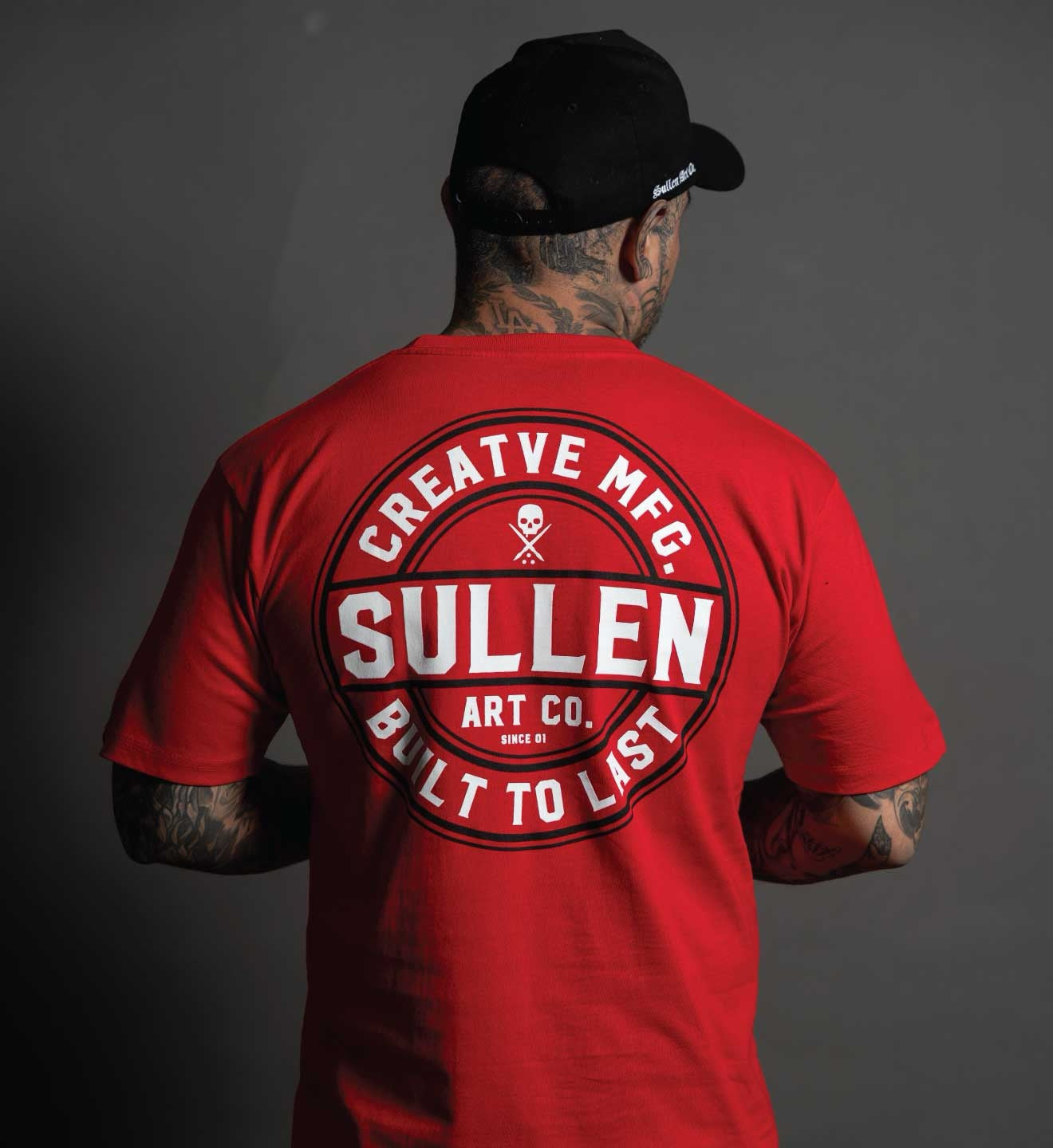 SULLEN CLOTHING CREATIVE CORP RED STANDARD T-SHIRT