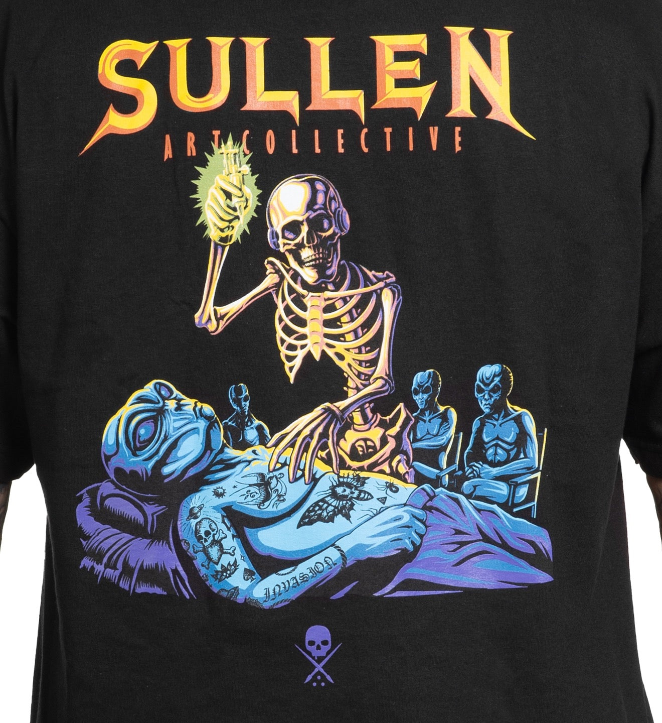 SULLEN CLOTHING ALIEN INK BLACK STANDARD T-SHIRT (XL)