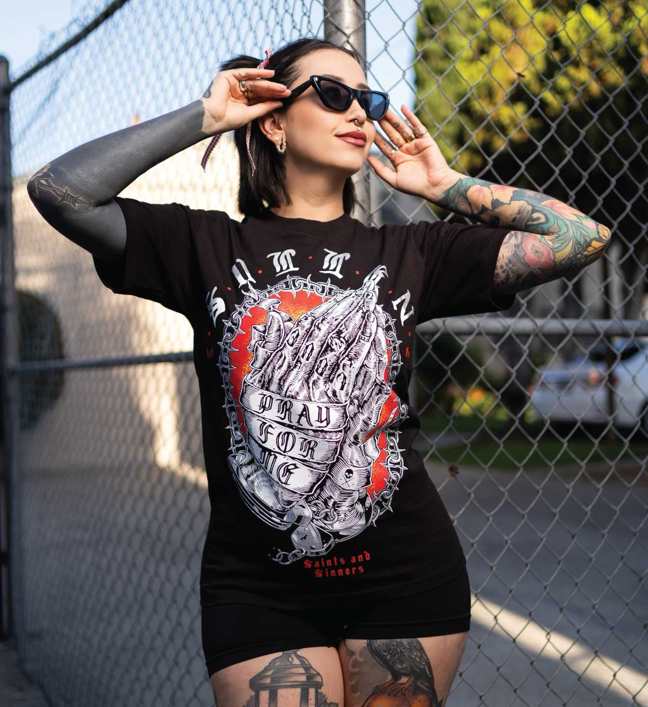 SULLEN CLOTHING PRAY FOR ME STANDARD T-SHIRT