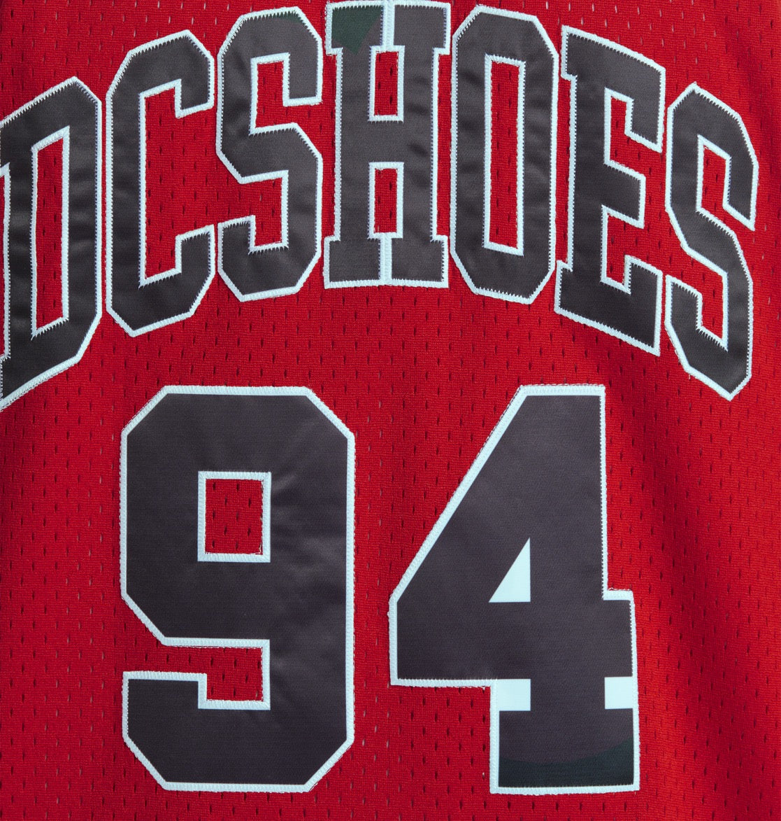 DC SHOES SHY TOWN RACING RED JERSEY BASKETBALL VEST TOP