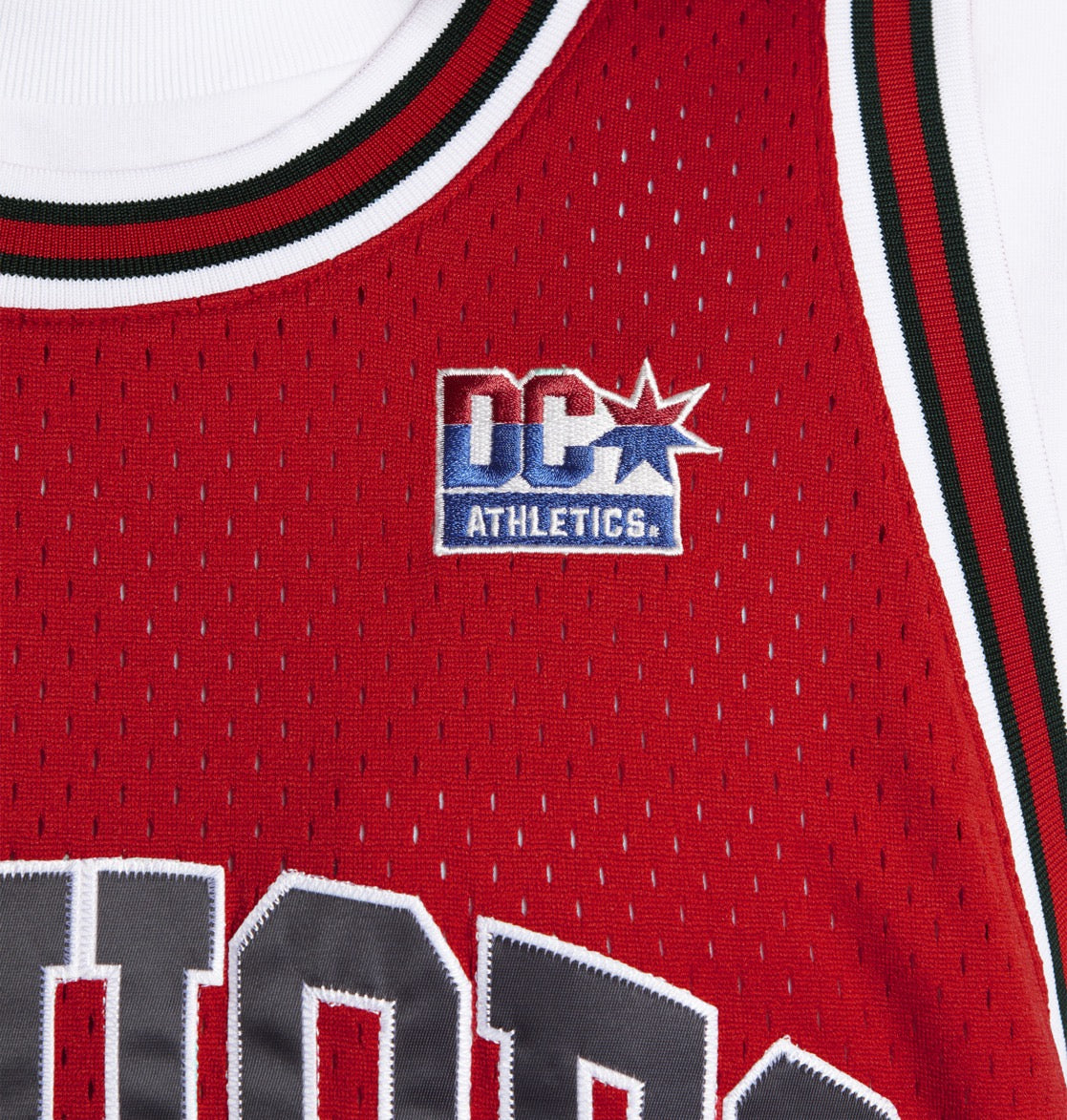 DC SHOES SHY TOWN RACING RED JERSEY BASKETBALL VEST TOP