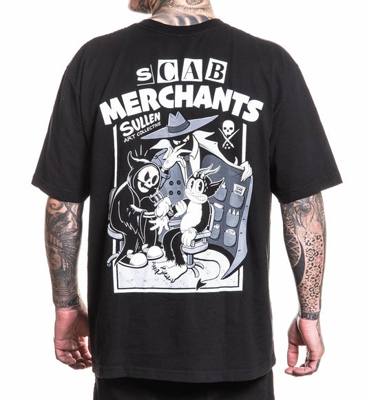 SULLEN CLOTHING SCAB MERCHANTS '1 TON' OVERSIZED PREMIUM HEAVYWEIGHT T-SHIRT