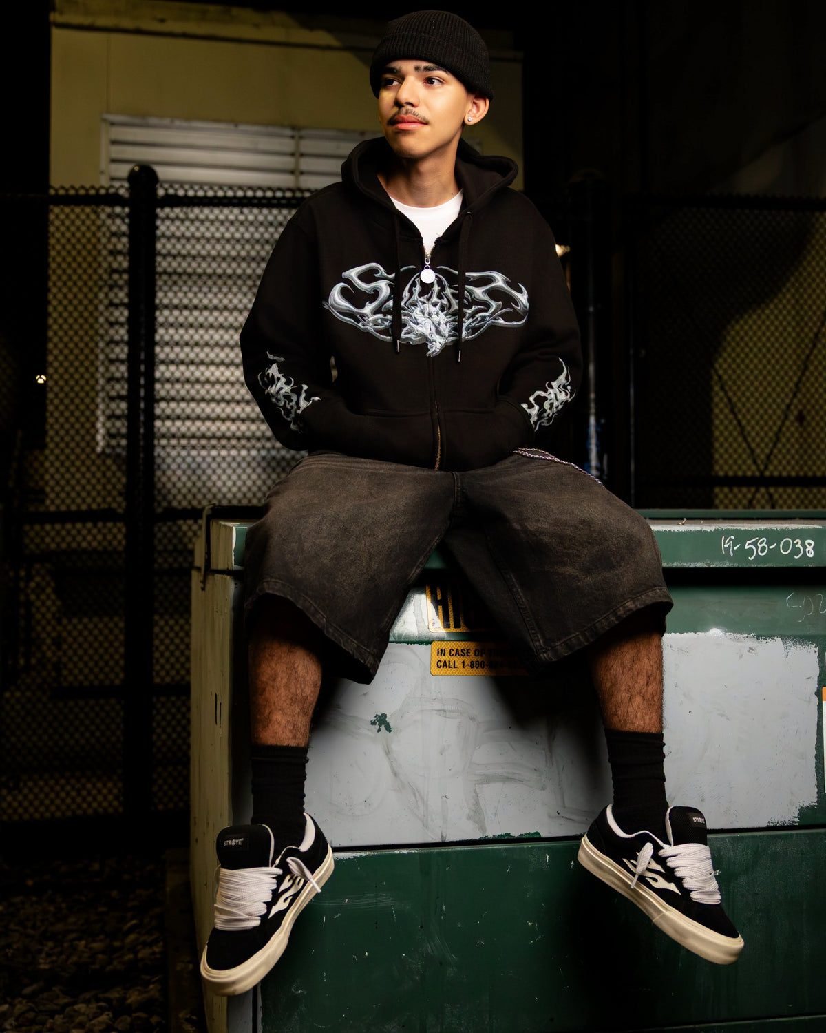 SULLEN CLOTHING KYLE ADAMS ZIP UP HOODIE
