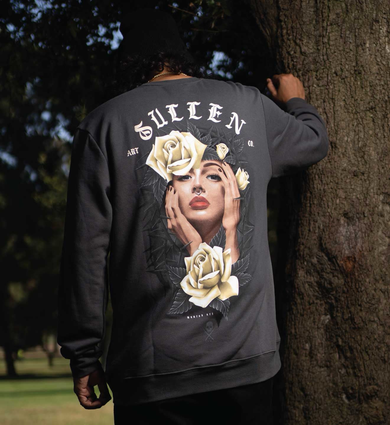 SULLEN CLOTHING TRAPPED CREW LYTE SWEATSHIRT
