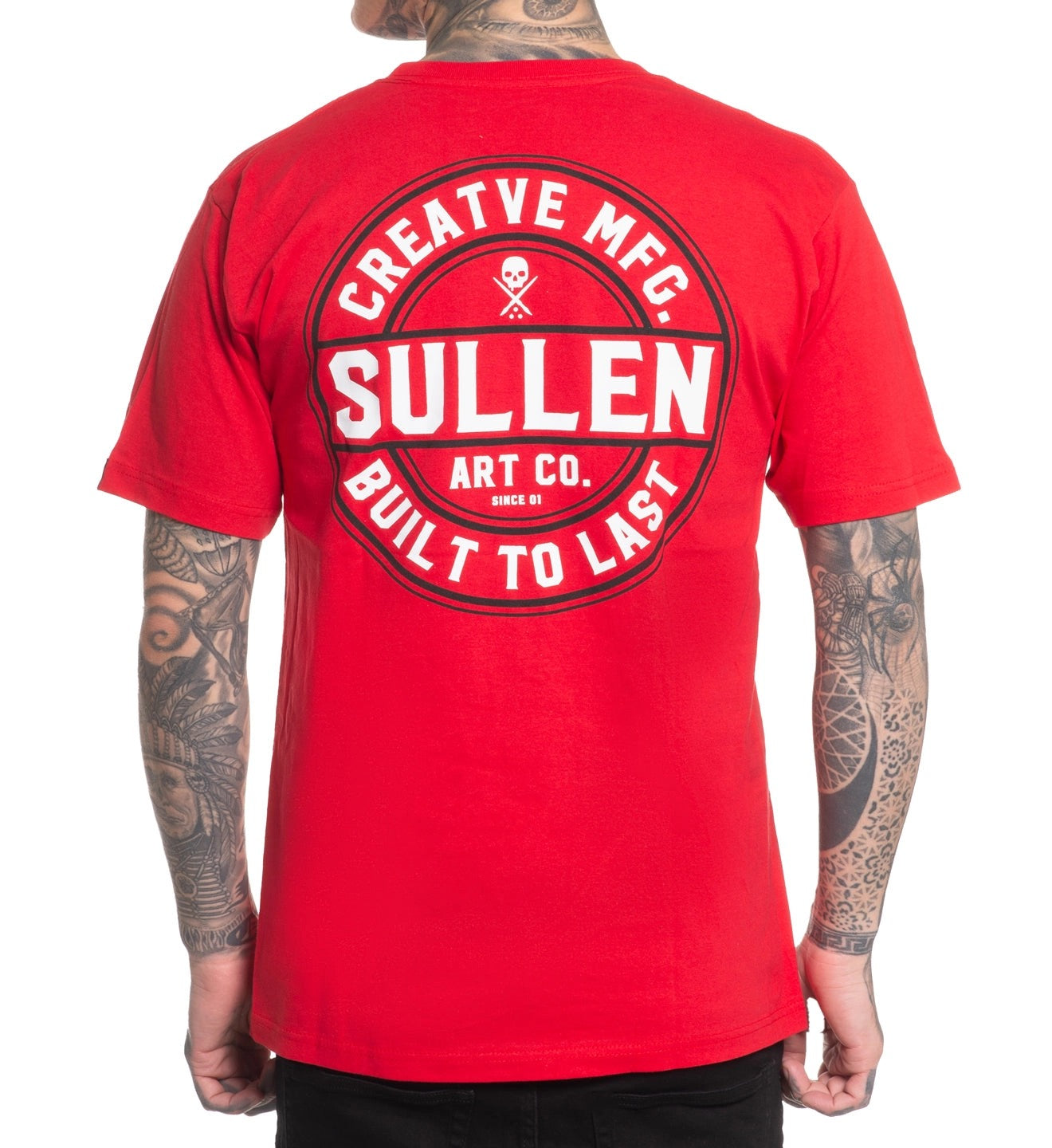 SULLEN CLOTHING CREATIVE CORP RED STANDARD T-SHIRT