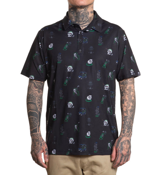 SULLEN CLOTHING GOLF DEATH POLO SHIRT