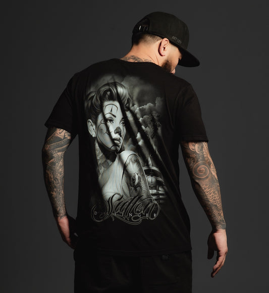 SULLEN CLOTHING DILLINGER BLACK PREMIUM T-SHIRT
