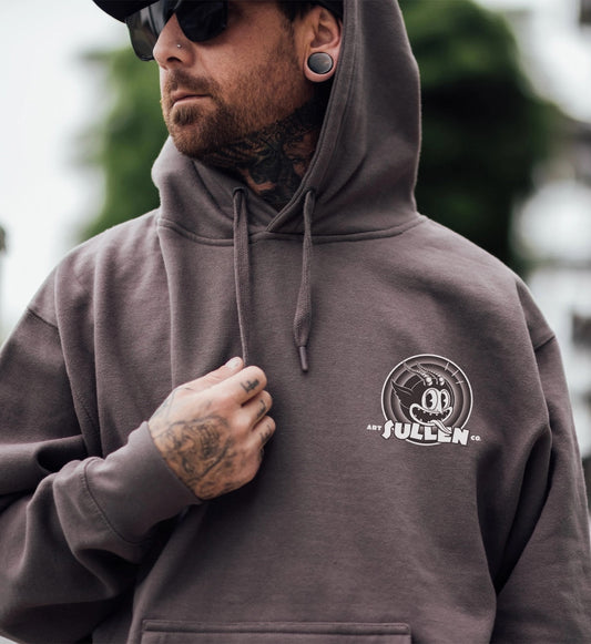 SULLEN CLOTHING SELF LOVE GREY PULLOVER HOODIE