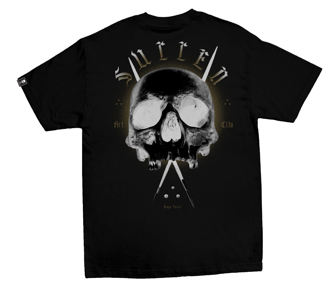 SULLEN CLOTHING HUGO BADGE BLACK PREMIUM T-SHIRT