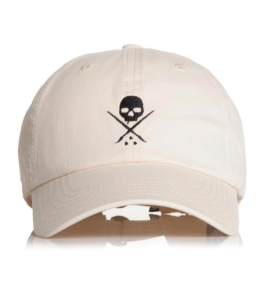 SULLEN CLOTHING POP BADGE HAT BUCKLE-BACK CAP - TAN