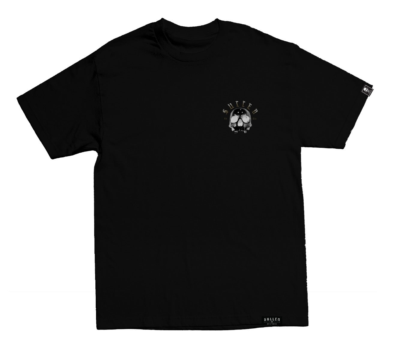 SULLEN CLOTHING HUGO BADGE BLACK PREMIUM T-SHIRT
