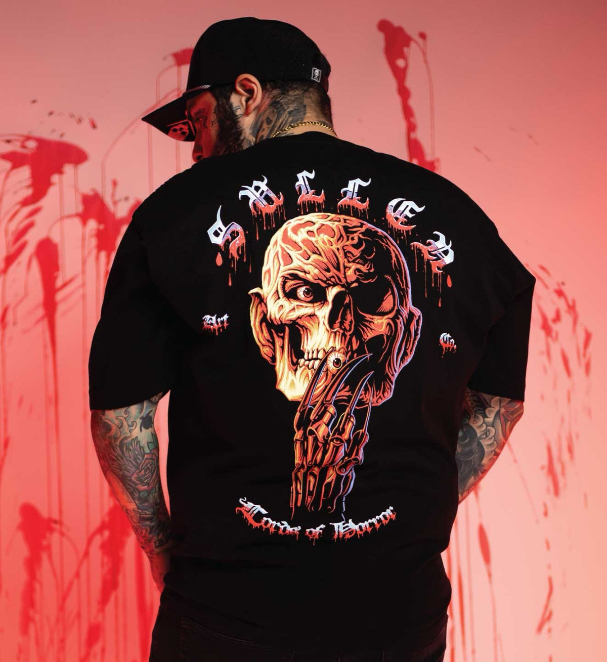 SULLEN CLOTHING FRED NIGHTMARE ON ELM STREET "1 TON" PREMIUM OVERSIZED T-SHIRT