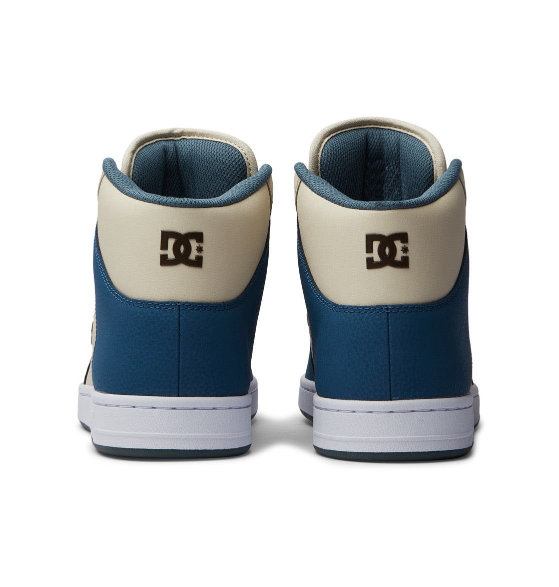 DC SHOES MANTECA 4 HI GREY BLUE WHITE TRAINERS