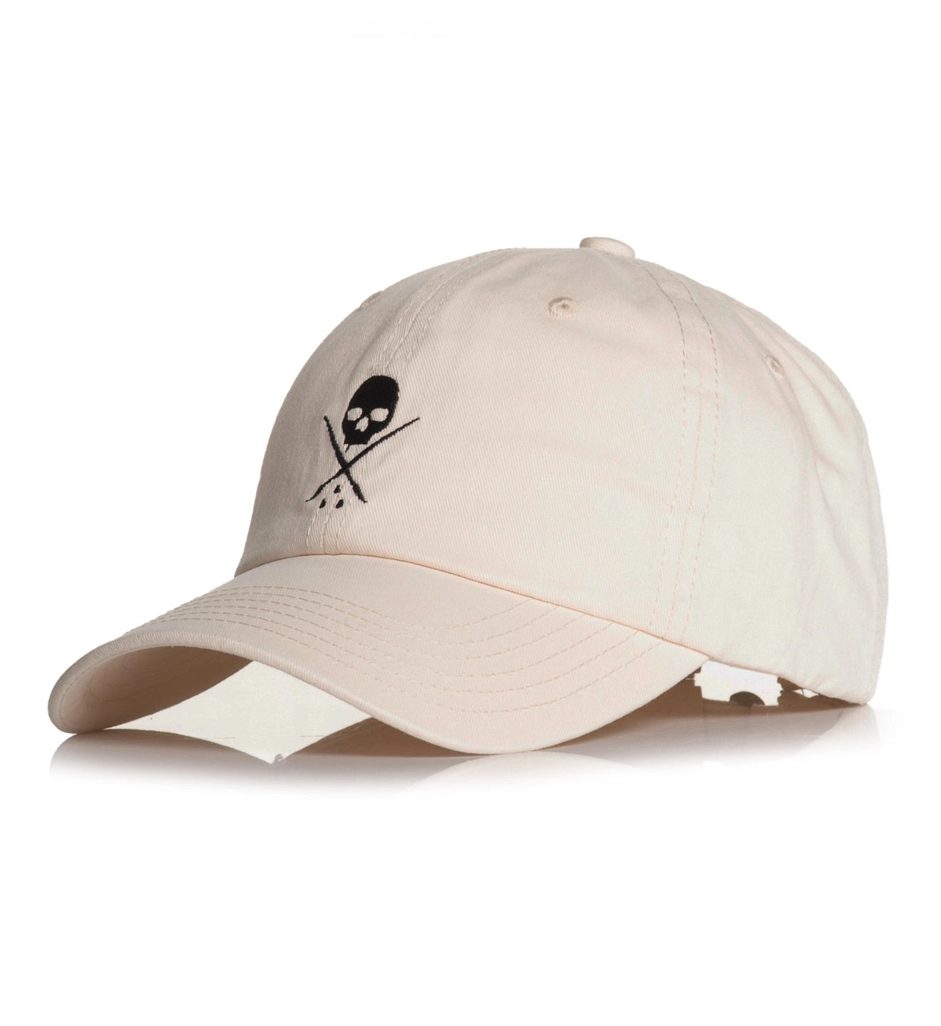 SULLEN CLOTHING POP BADGE HAT BUCKLE-BACK CAP - TAN