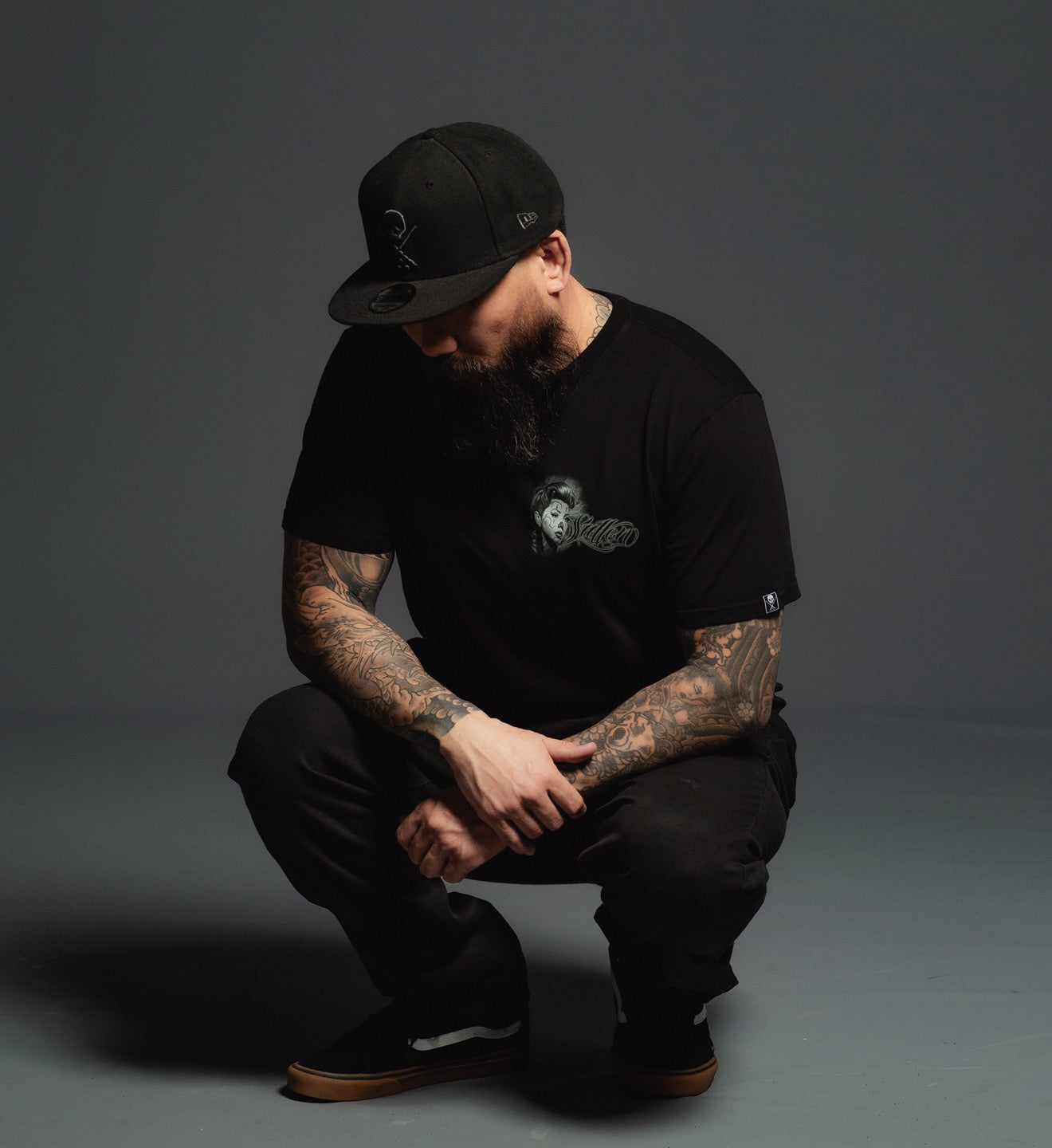 SULLEN CLOTHING DILLINGER BLACK PREMIUM T-SHIRT