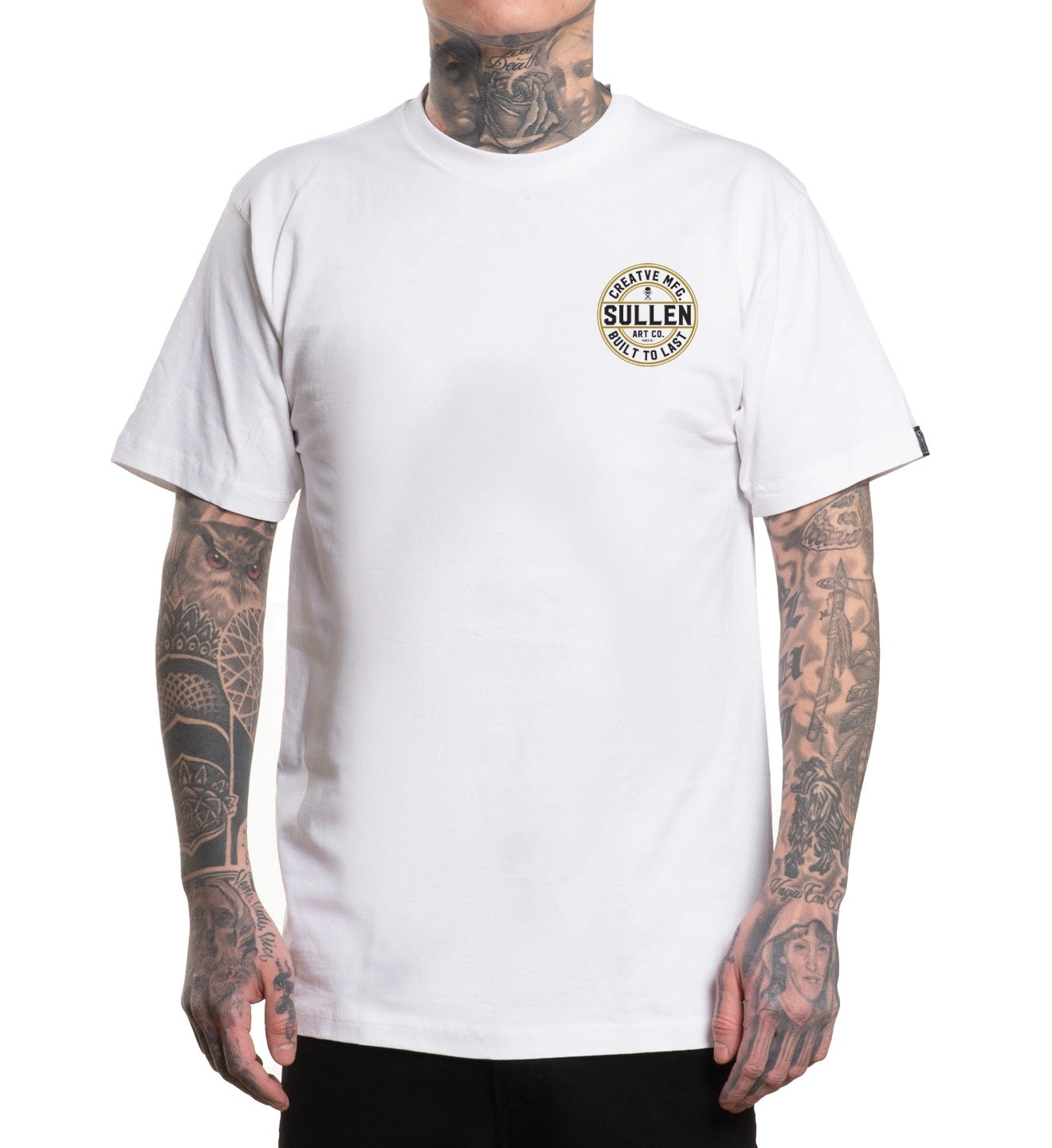 SULLEN CLOTHING CREATIVE CORP WHITE STANDARD T-SHIRT