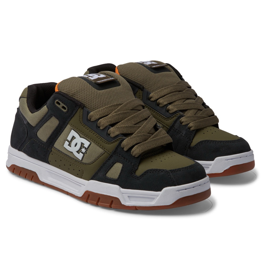 DC SHOES STAG ARMY OLIVE GREEN TRAINERS