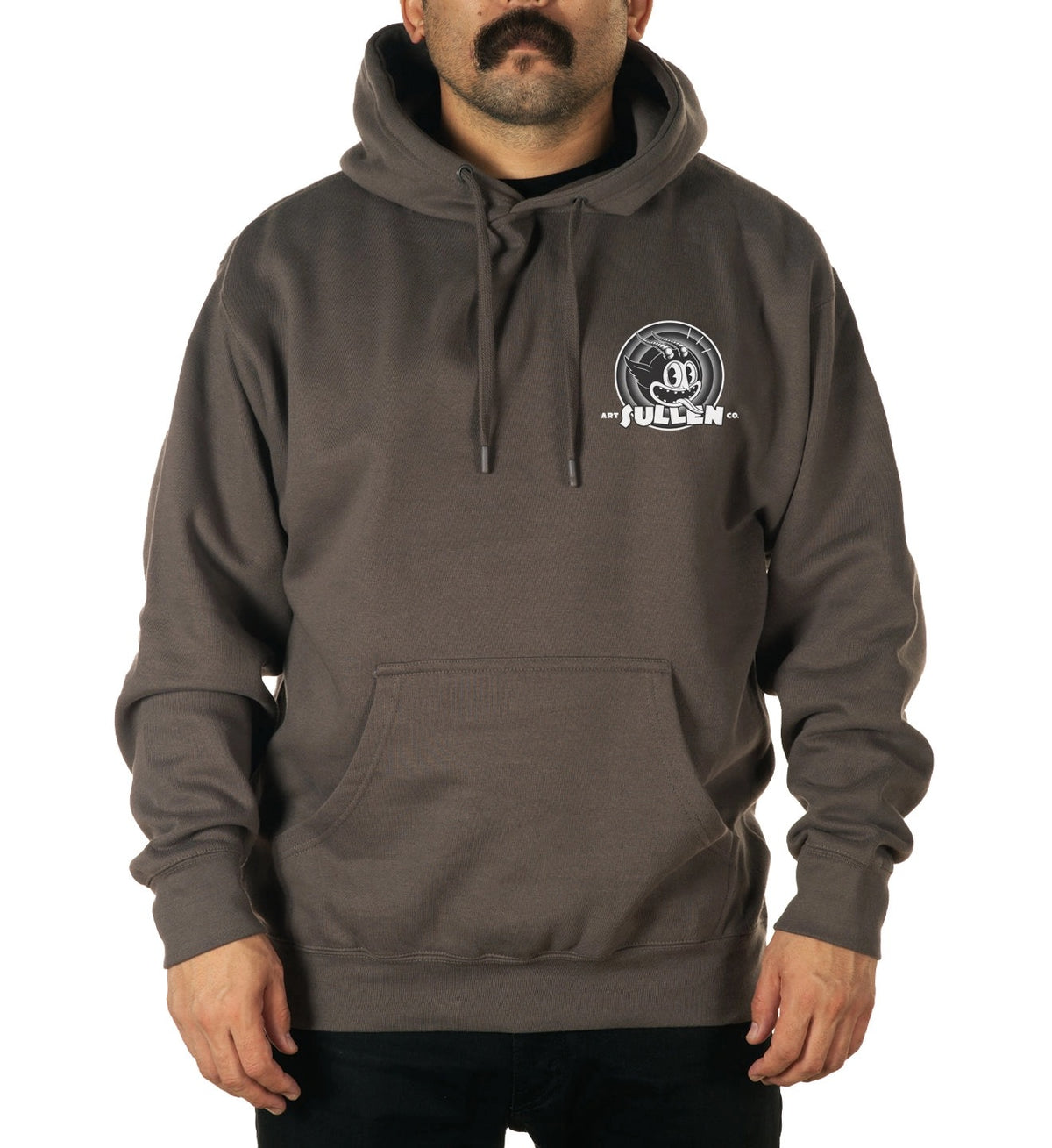 SULLEN CLOTHING SELF LOVE GREY PULLOVER HOODIE