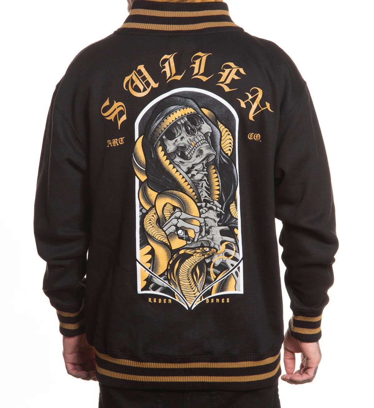 SULLEN CLOTHING RUBAN BANEZ ZIP UP FLEECE HOODIE