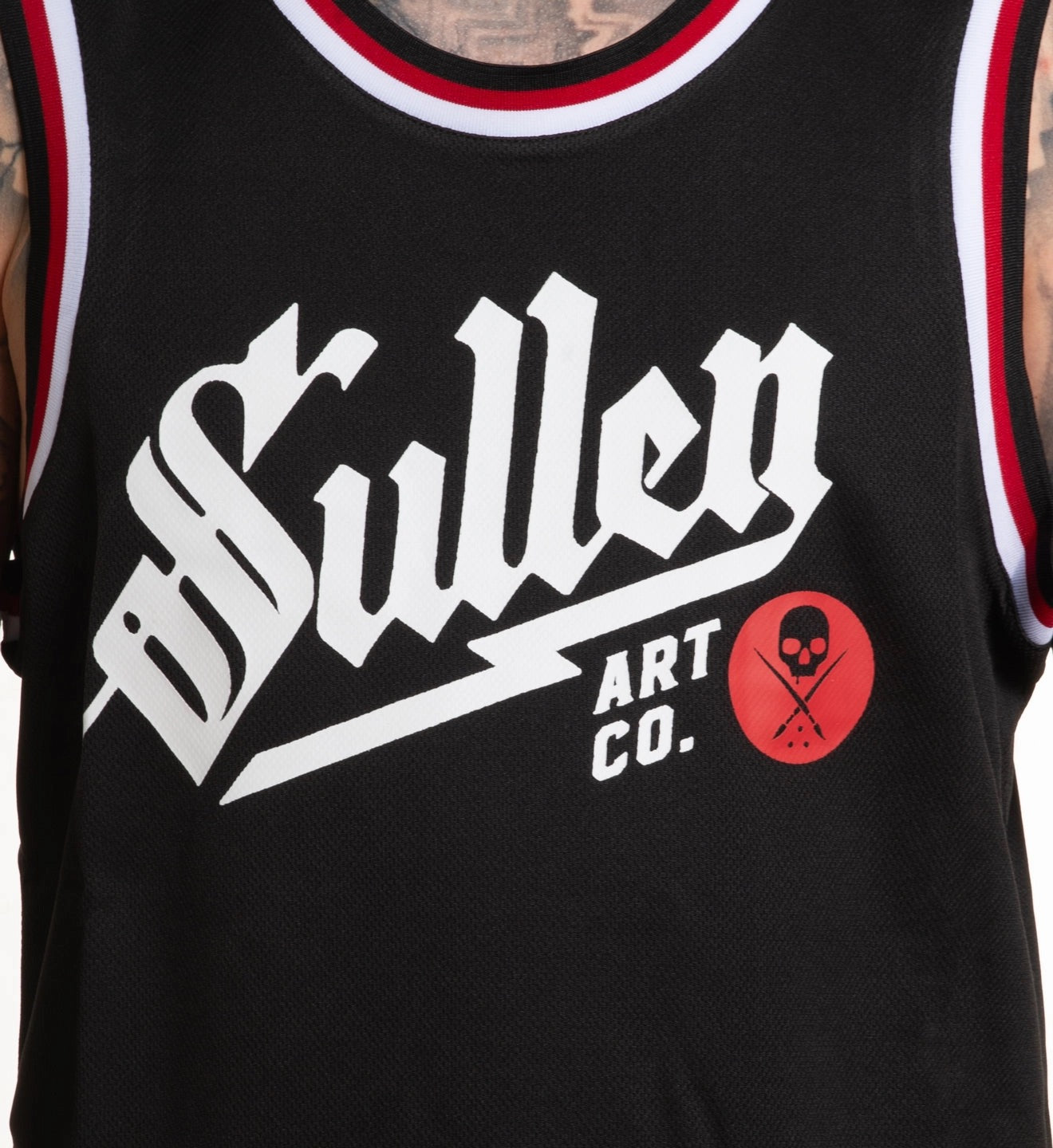 SULLEN CLOTHING VOLT BLACK JERSEY TANK VEST